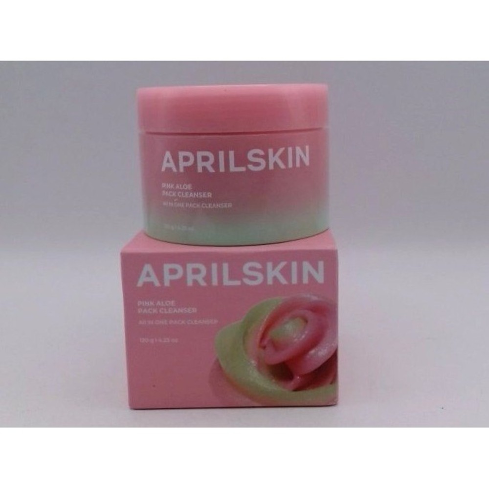 AprilSkin - Pink Aloe Pack Cleanser, 4.23 Oz, BRAND NEW IN BOX